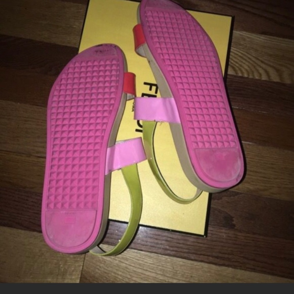 Fendi Color Block Sandals